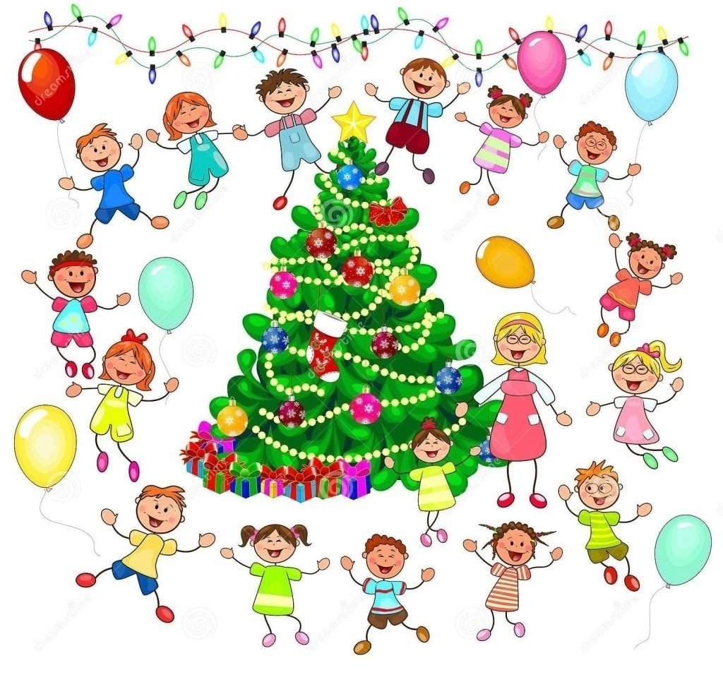 Дети вокруг елки