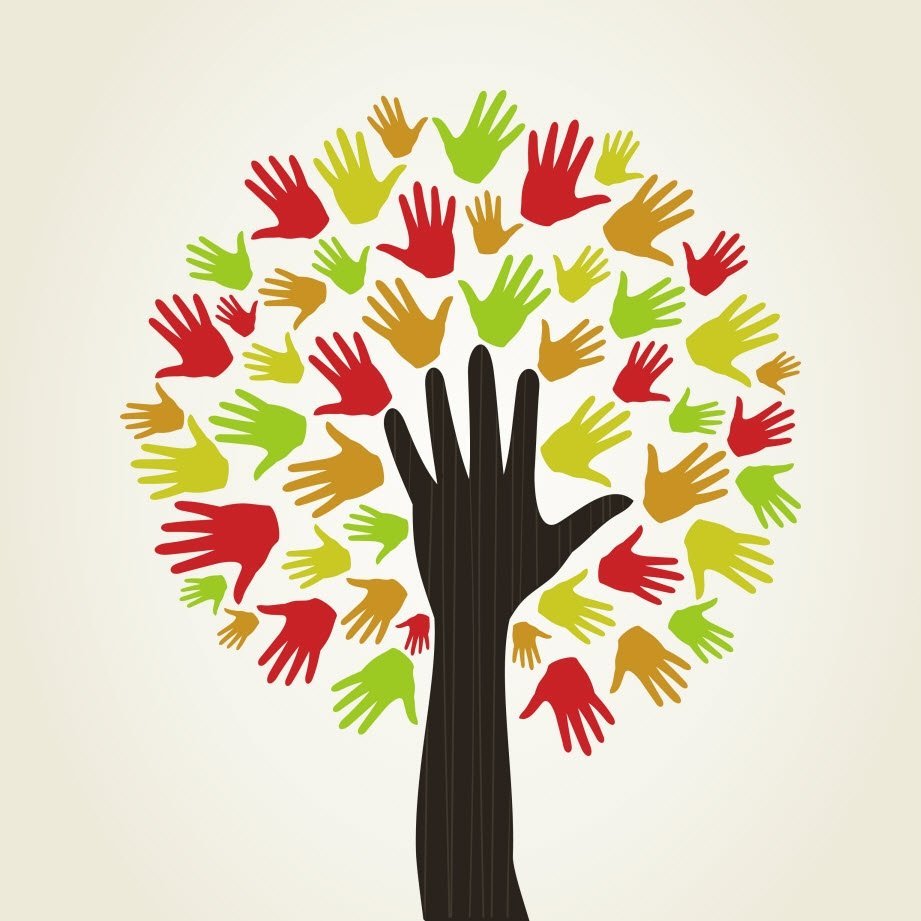 Дерево с ладошками