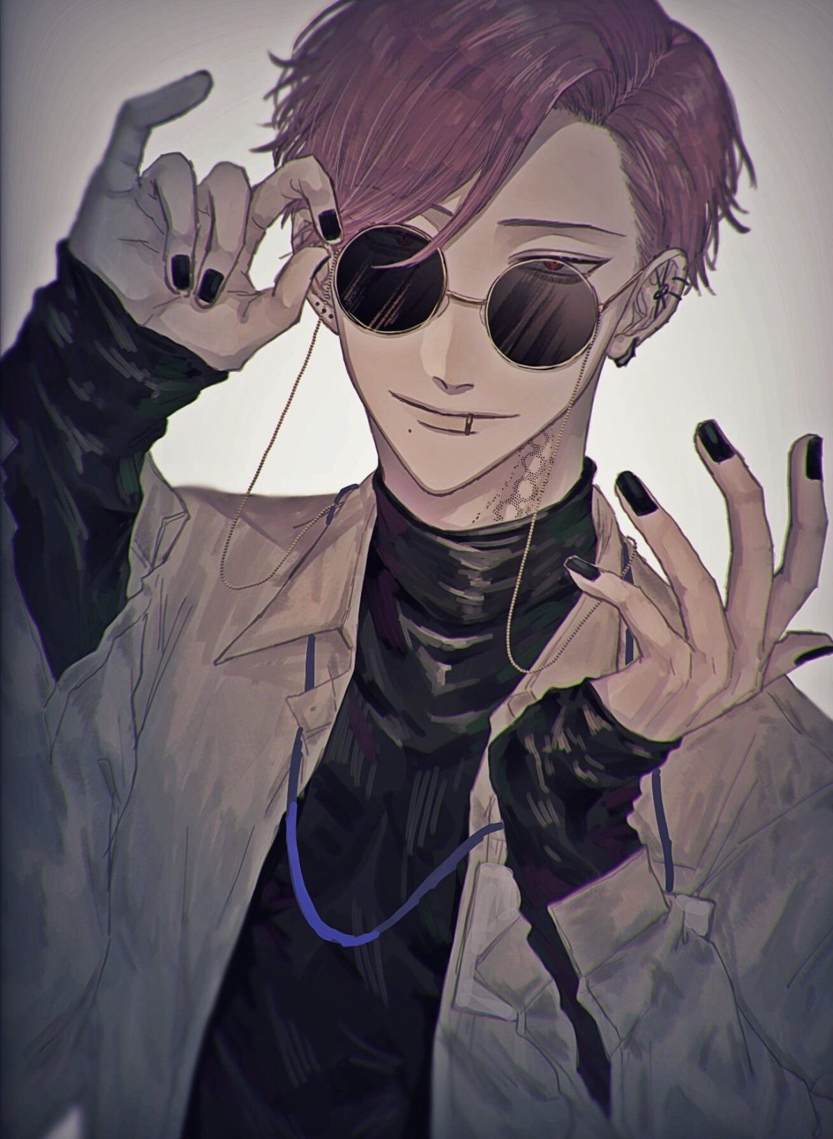 Парень в солнцезащитных очках арт