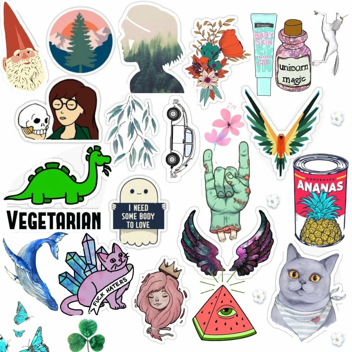 Стикеры для распечатки