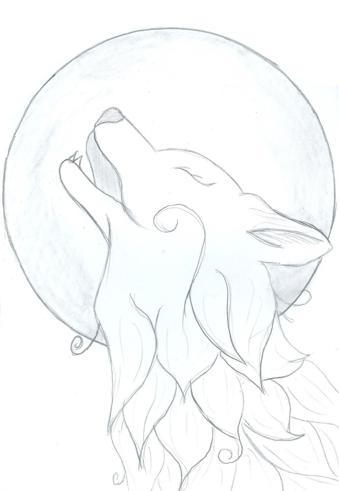 Рисунки Волков карандашом для срисовки