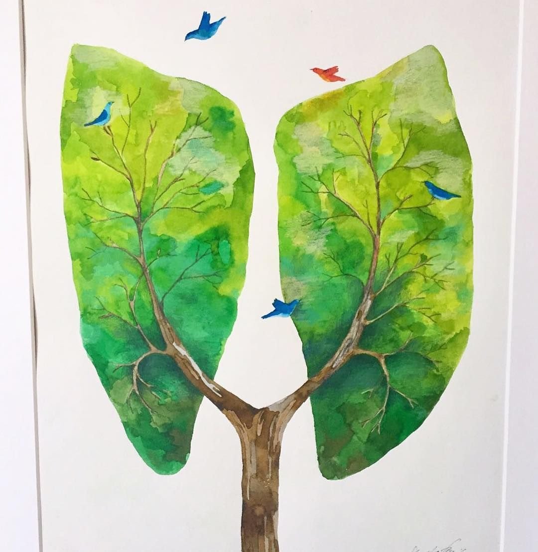 Планета с деревьями