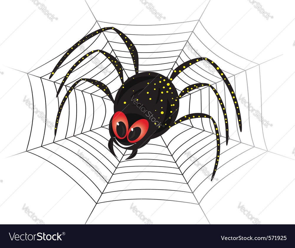 Маленький паучок мультяшный