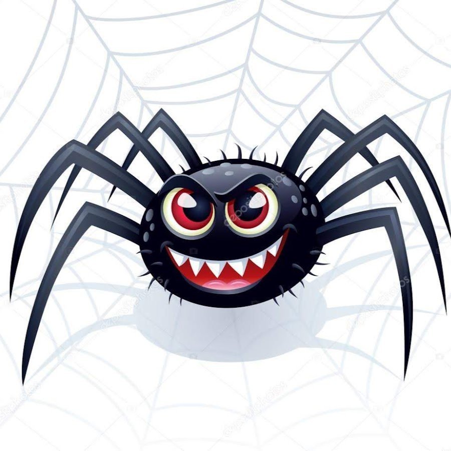 Тарантул паук с детьми