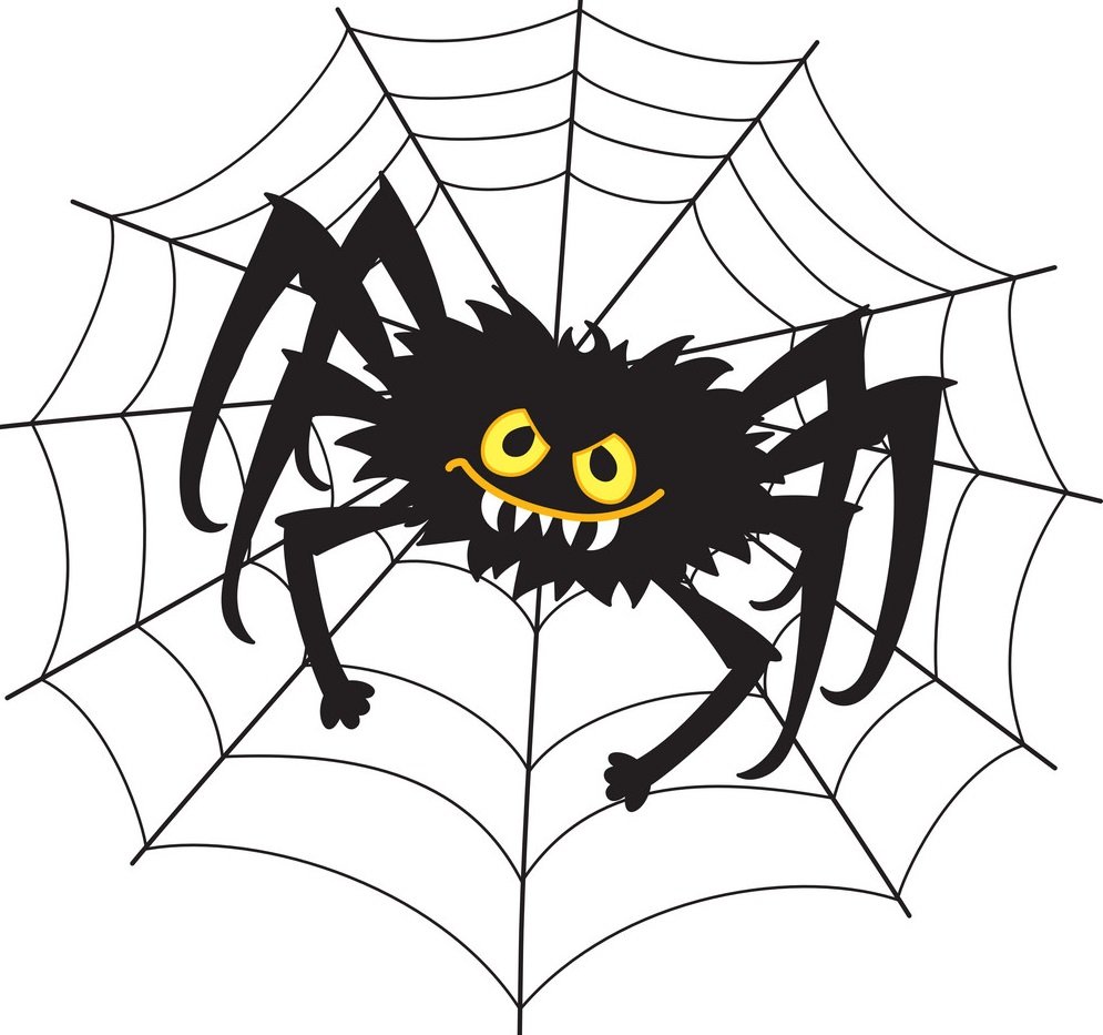 Паучок висит