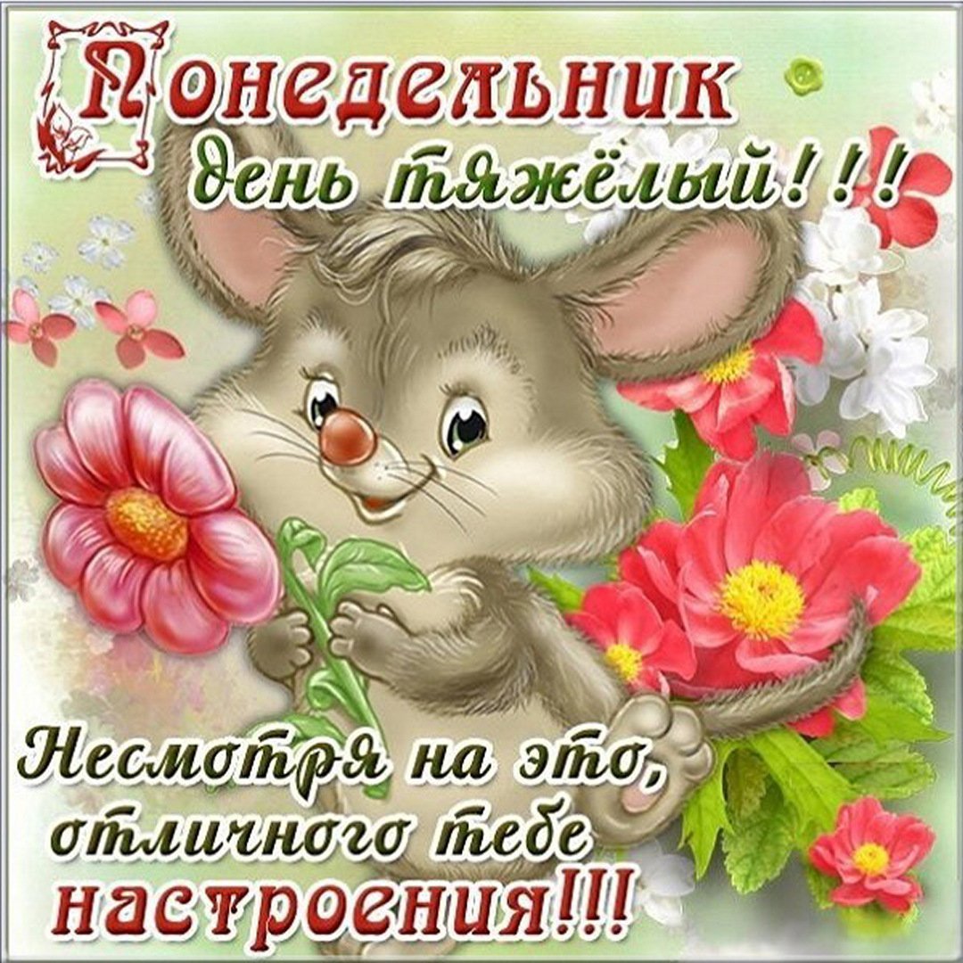 Открытки с понедел ником
