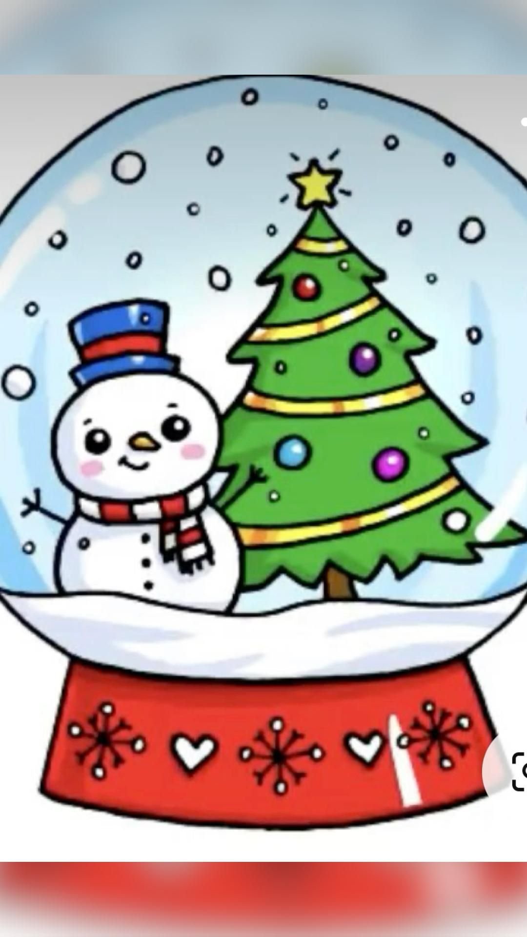 Маленькие новогодние рисуночки