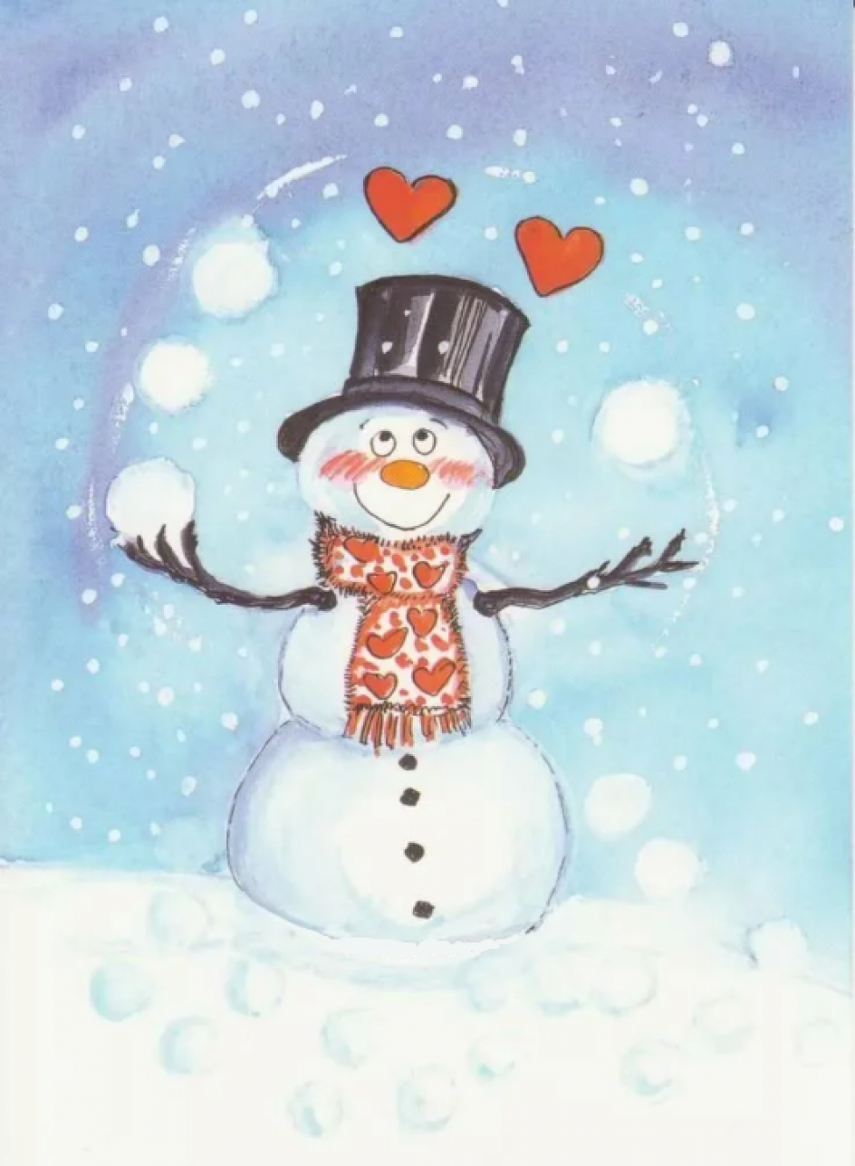 Новогодний Снеговик
