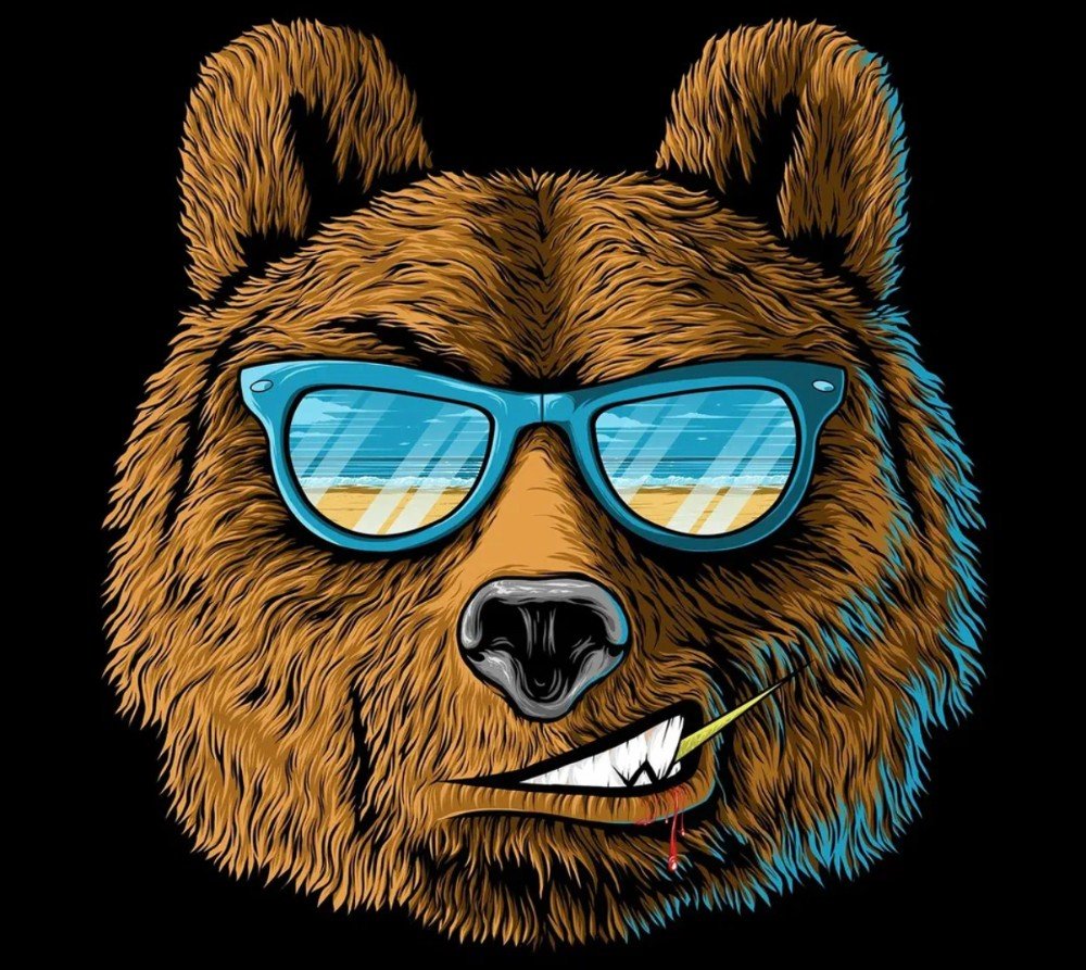 Медведь в очках