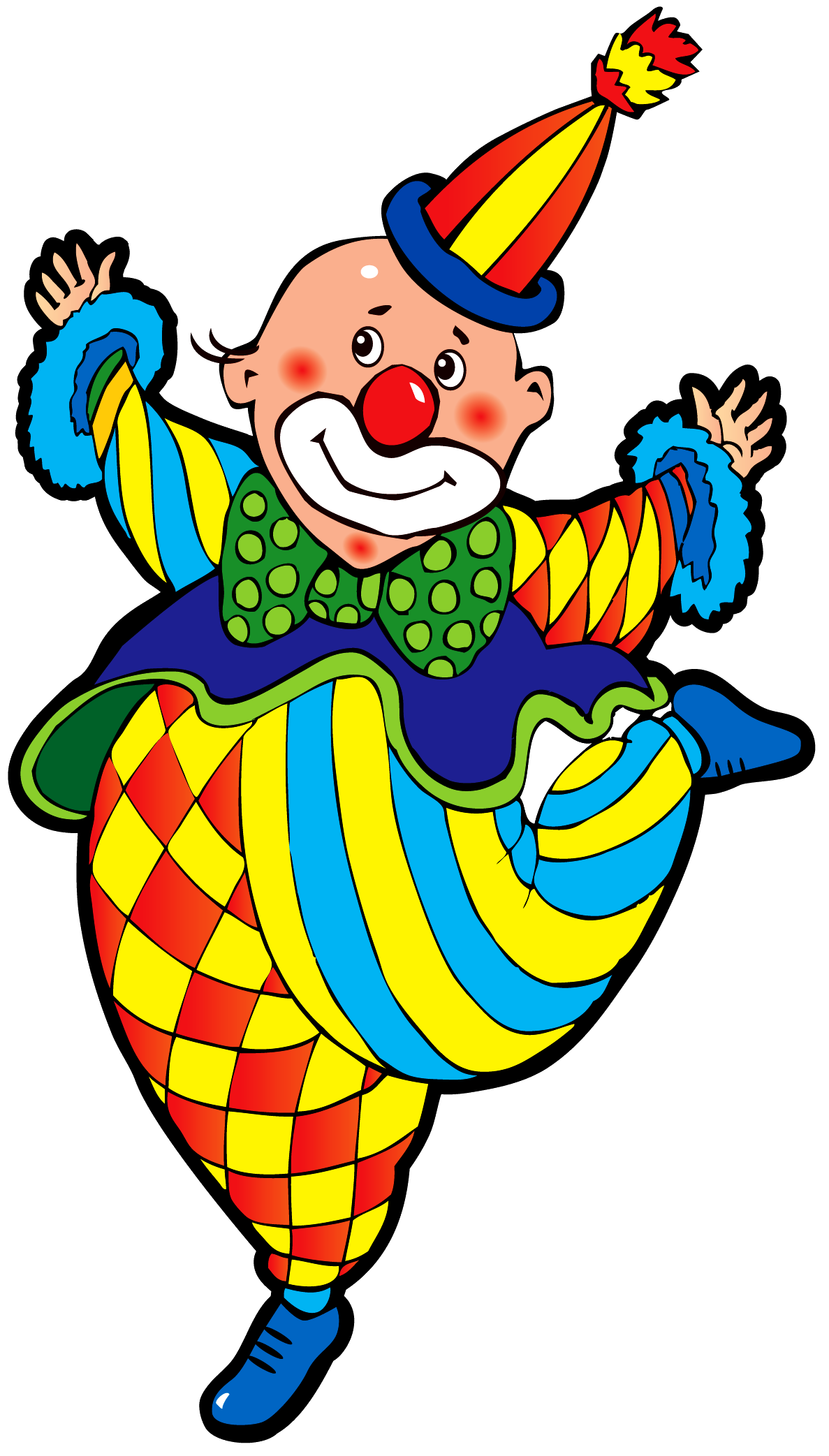 Нарисовать смешное в цирке