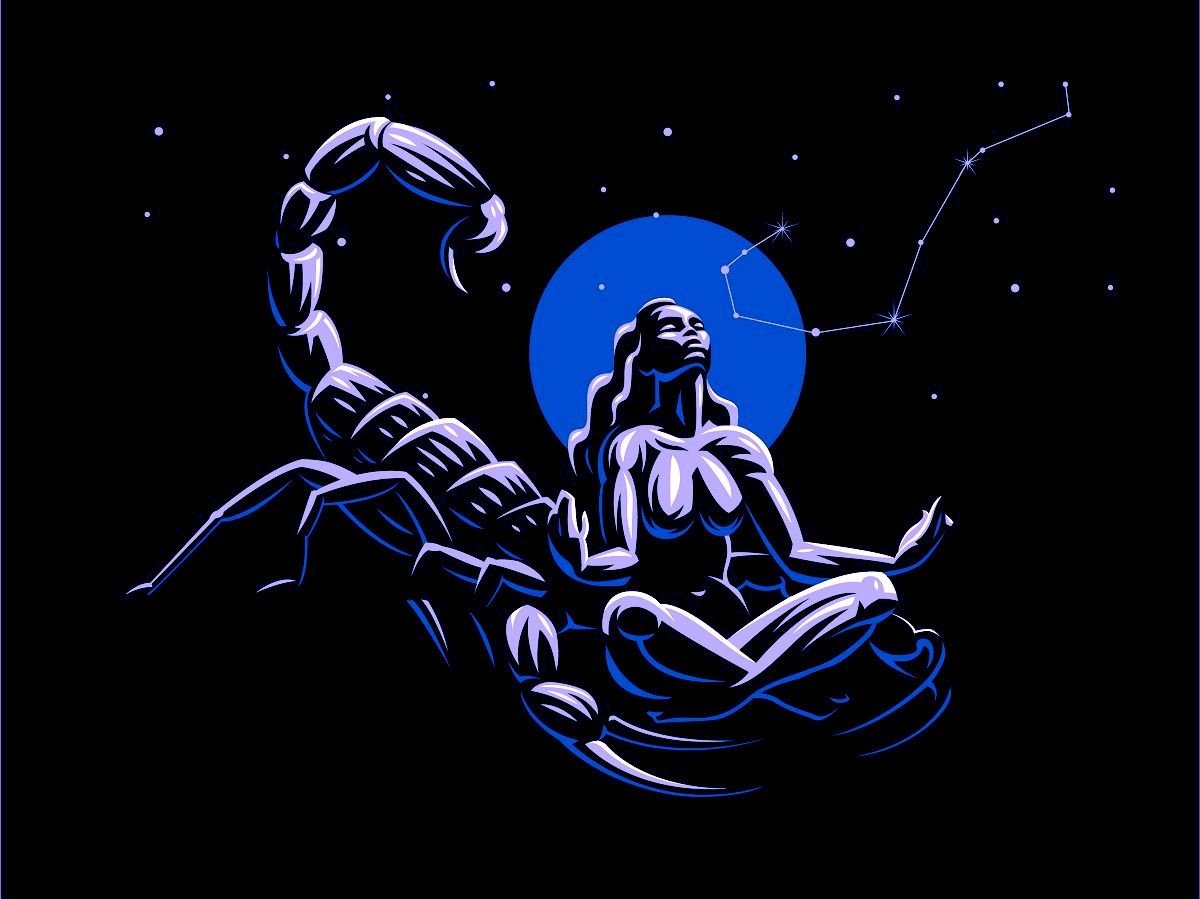 Скорпион тату эскиз