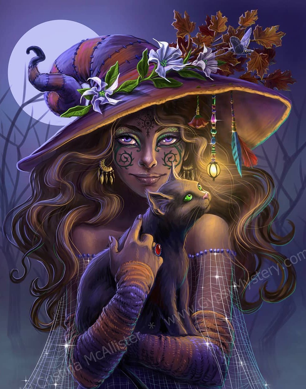 Ведьма рисунок