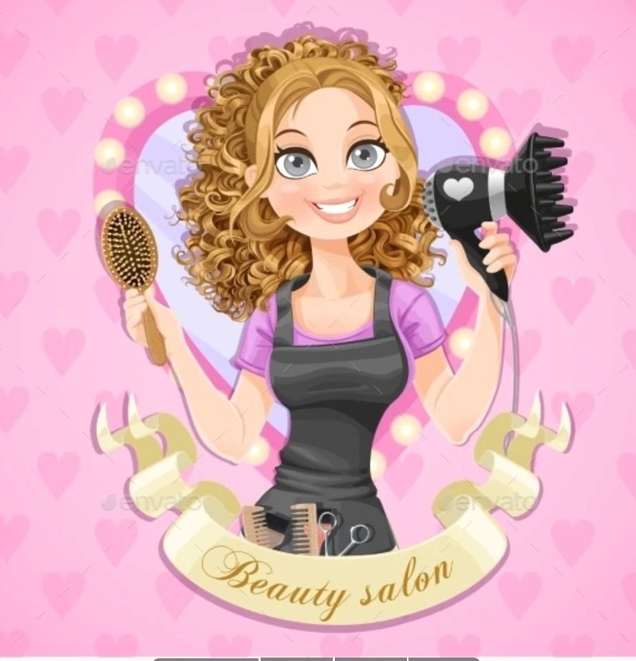 Парикмахер мультяшка