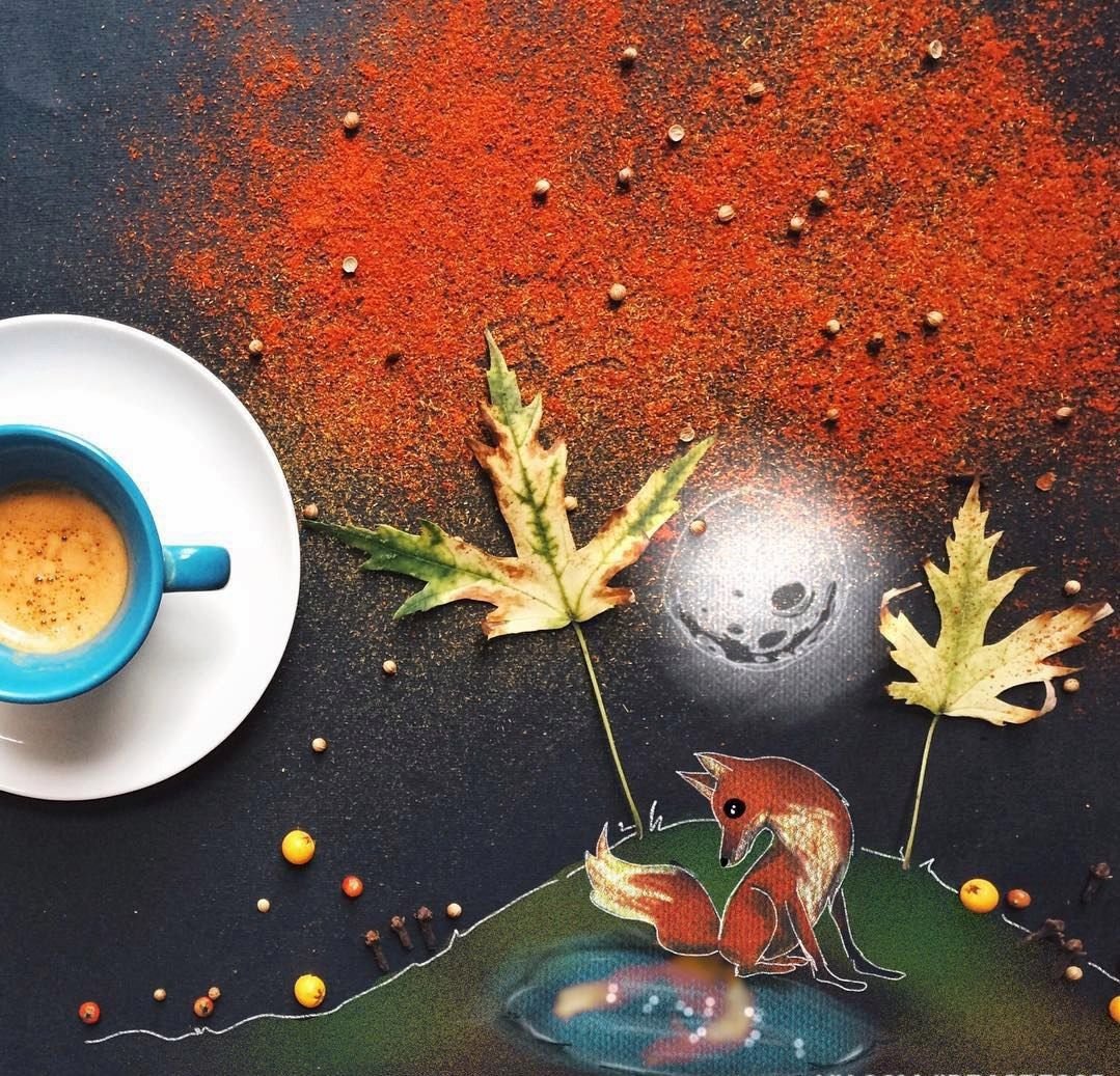 Уют осень горы