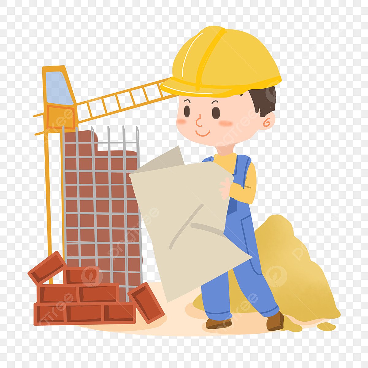 Строитель мультяшный