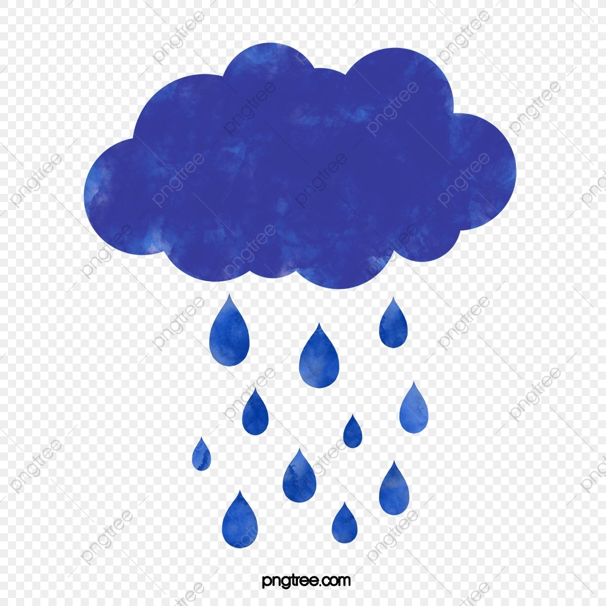 Тучка с дождиком