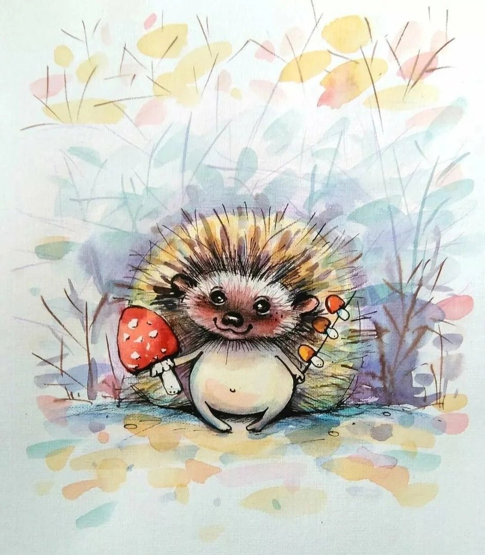 Мохнатый еж