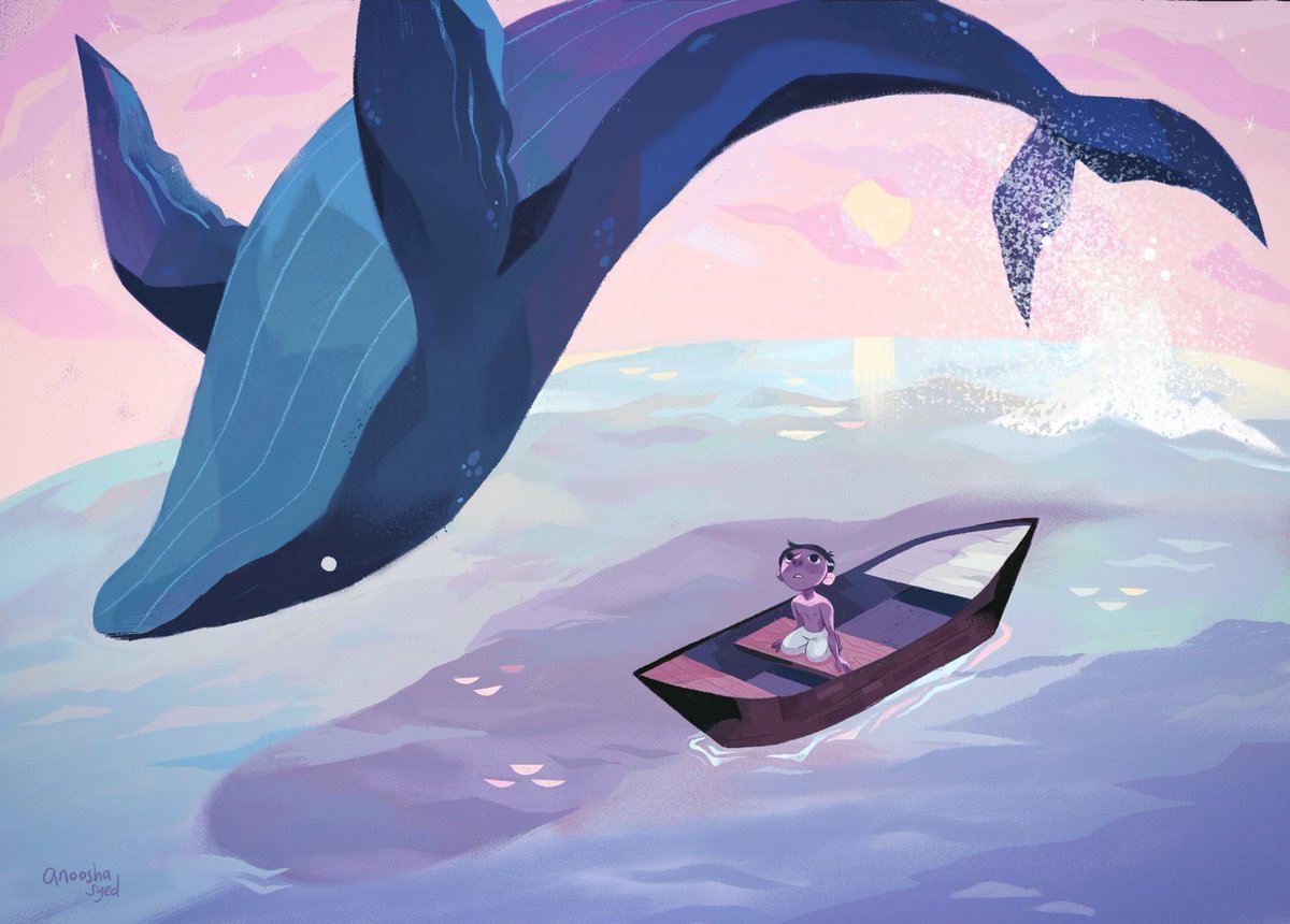 Девочка и кит картинки