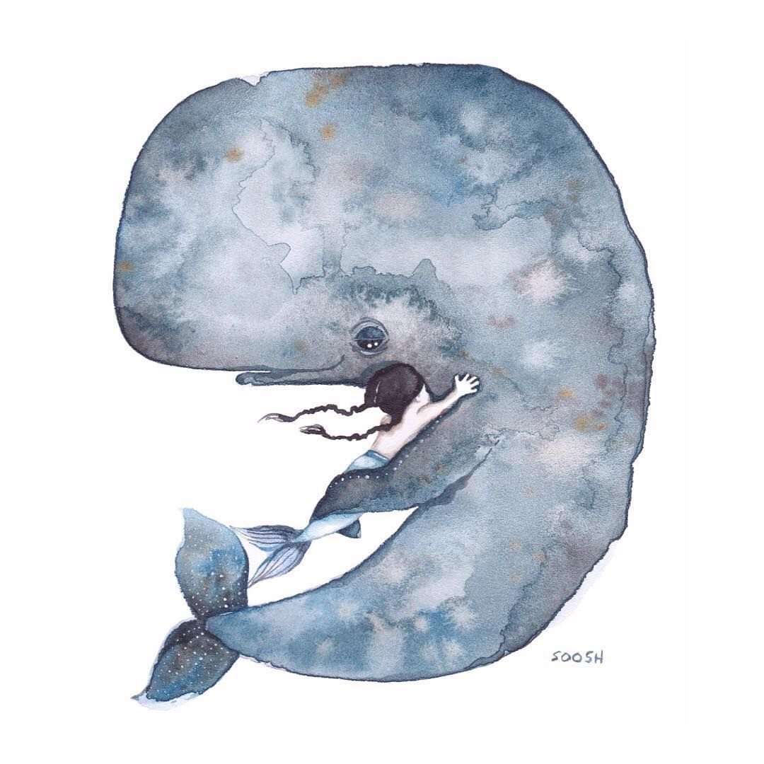 Девушка и кит