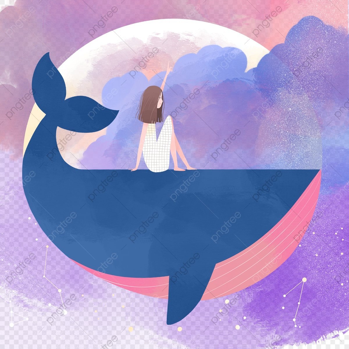 Синий кит 52 Герц арт