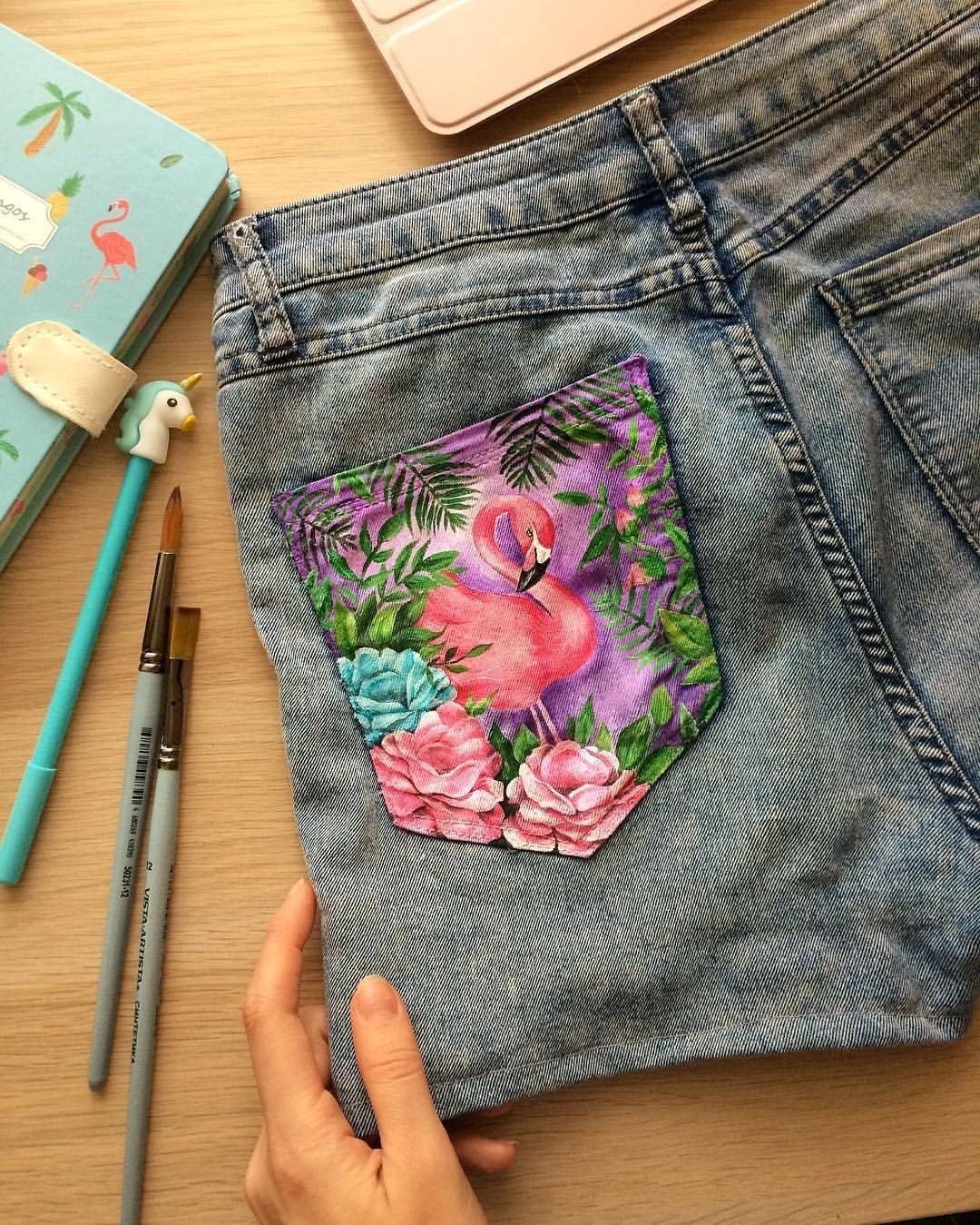 Роспись на одежде своими руками