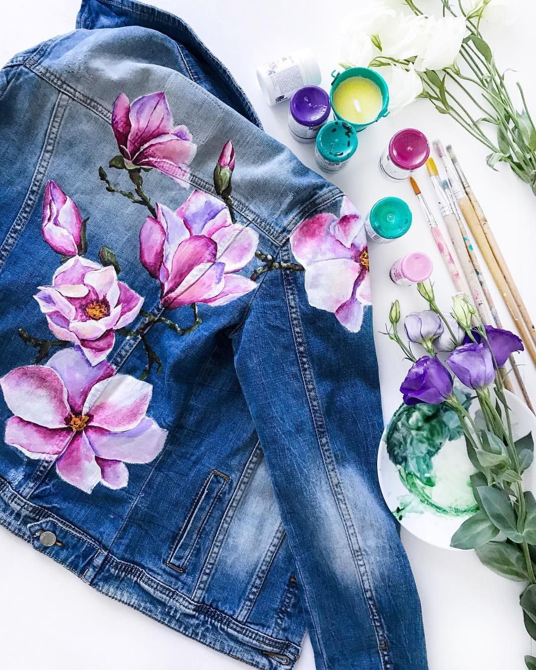 Роспись на джинсах