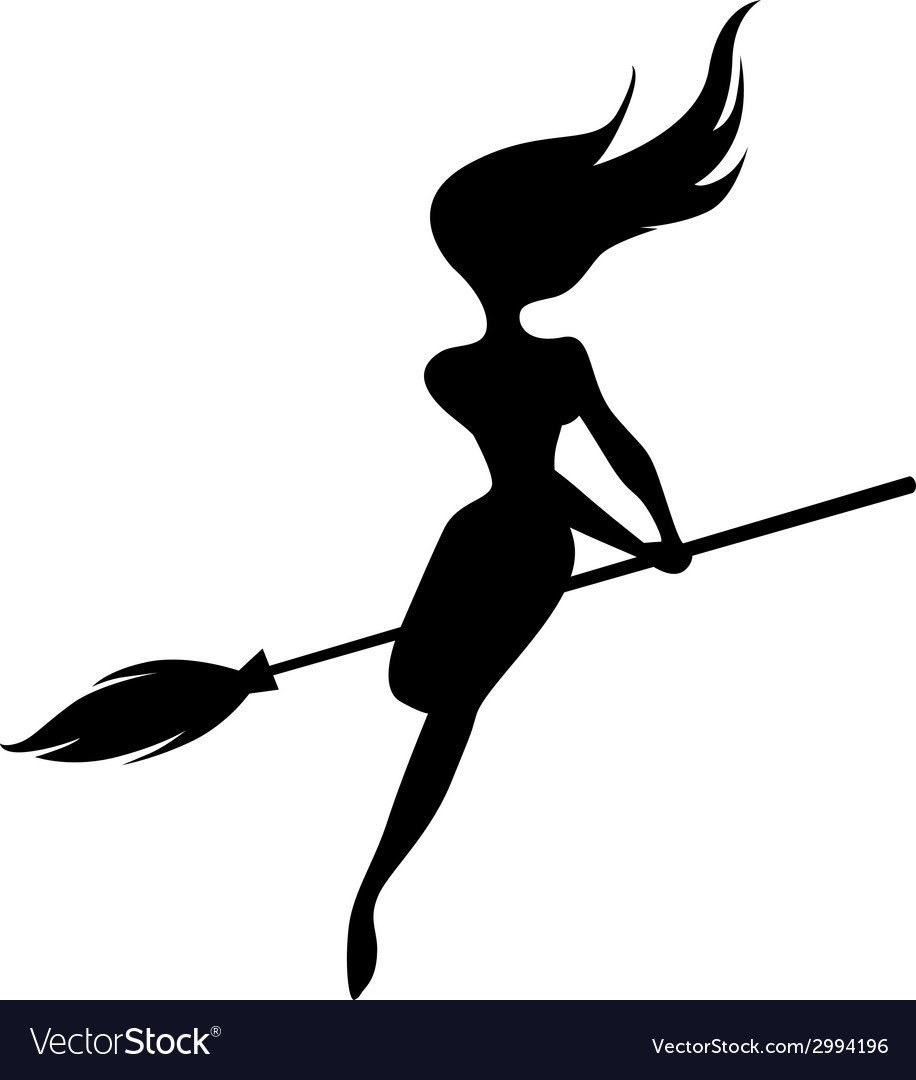 Девушка на метле