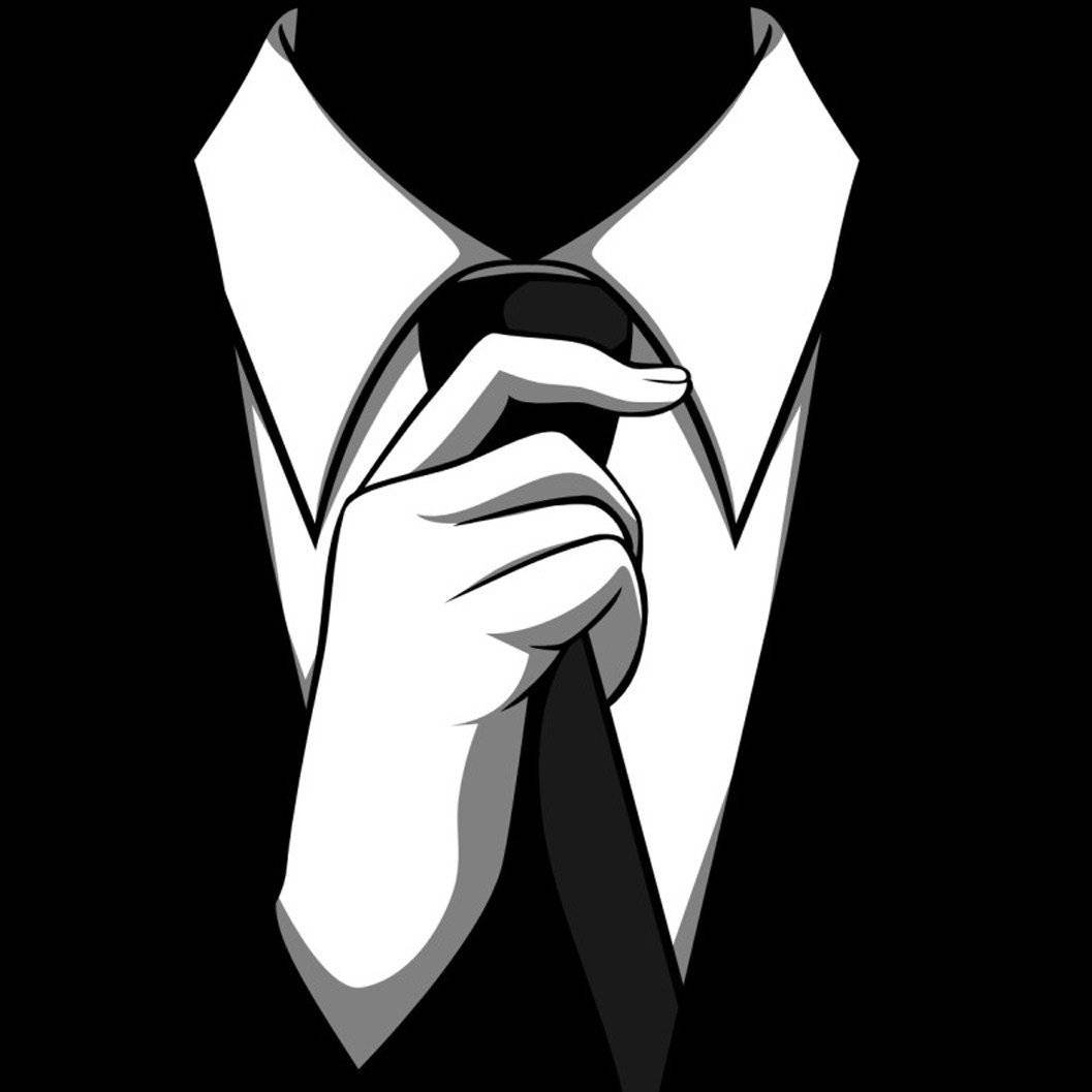 Аватарка с галстуком