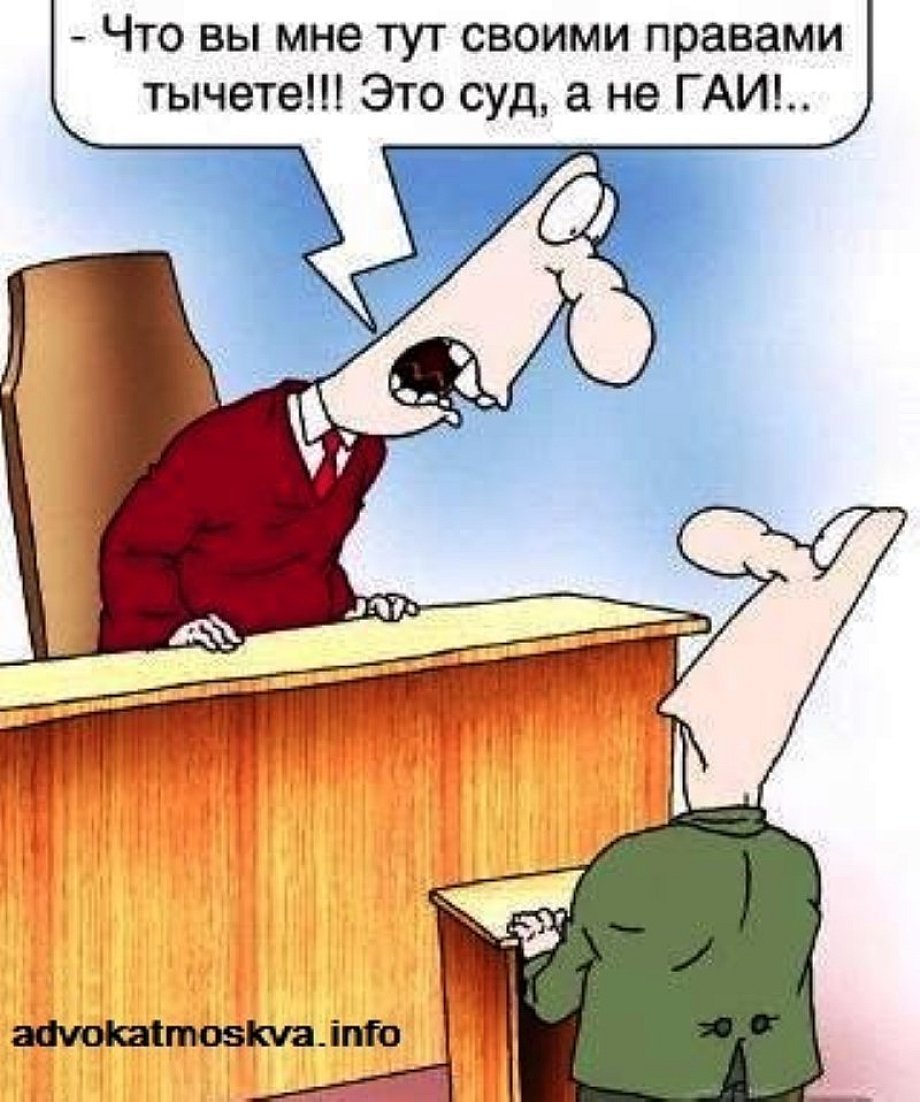 Адвокат карикатура