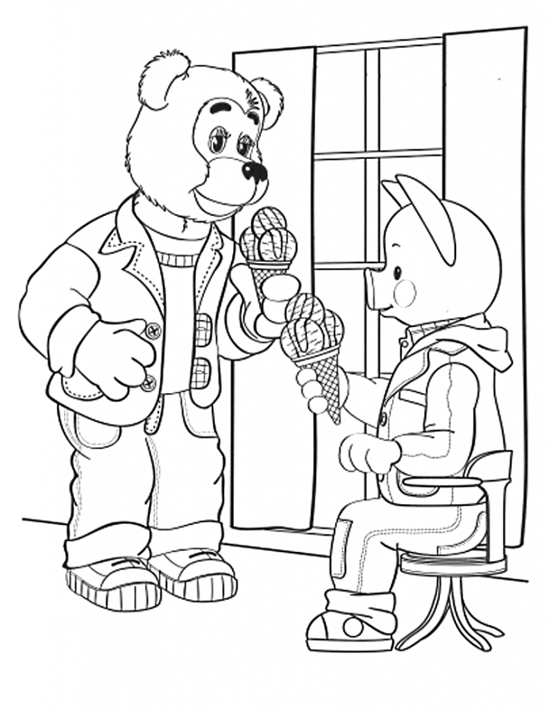 Раскраска Хрюша из спокойной ночи малыши