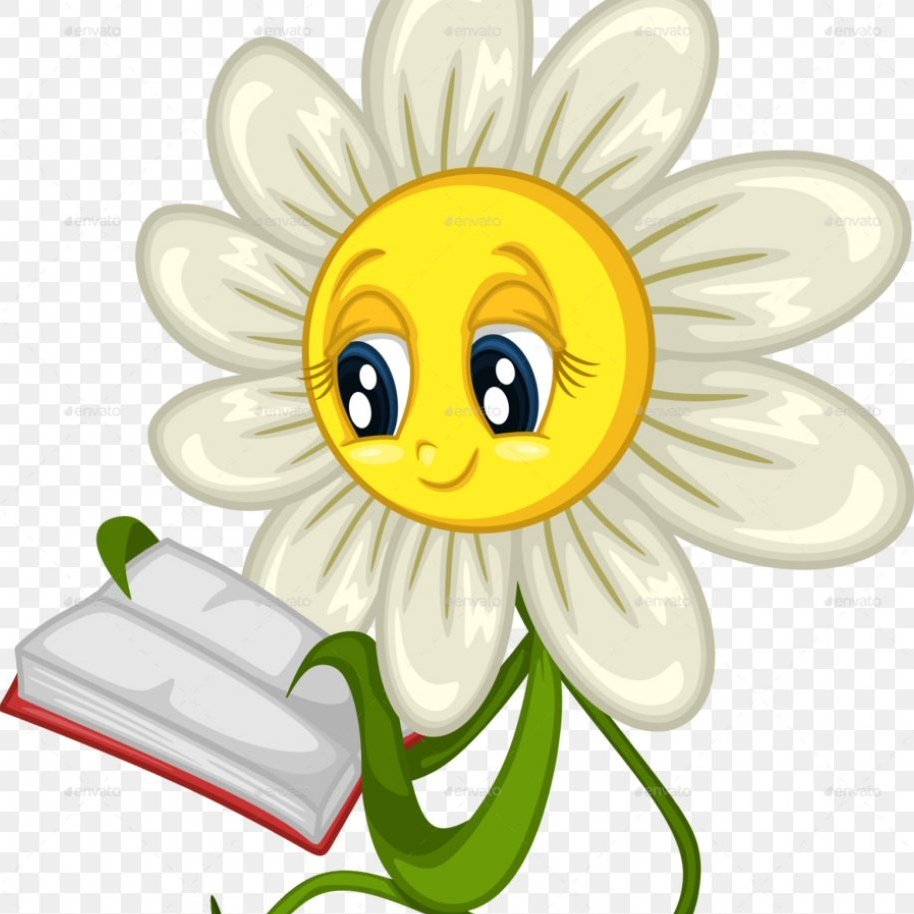 Ромашка улыбается