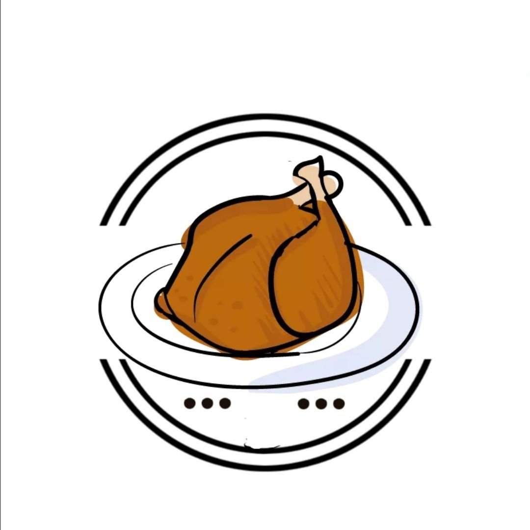 Курица гриль рисунок