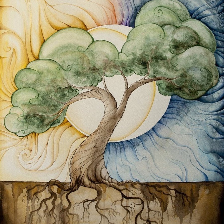 Стилизованные деревья