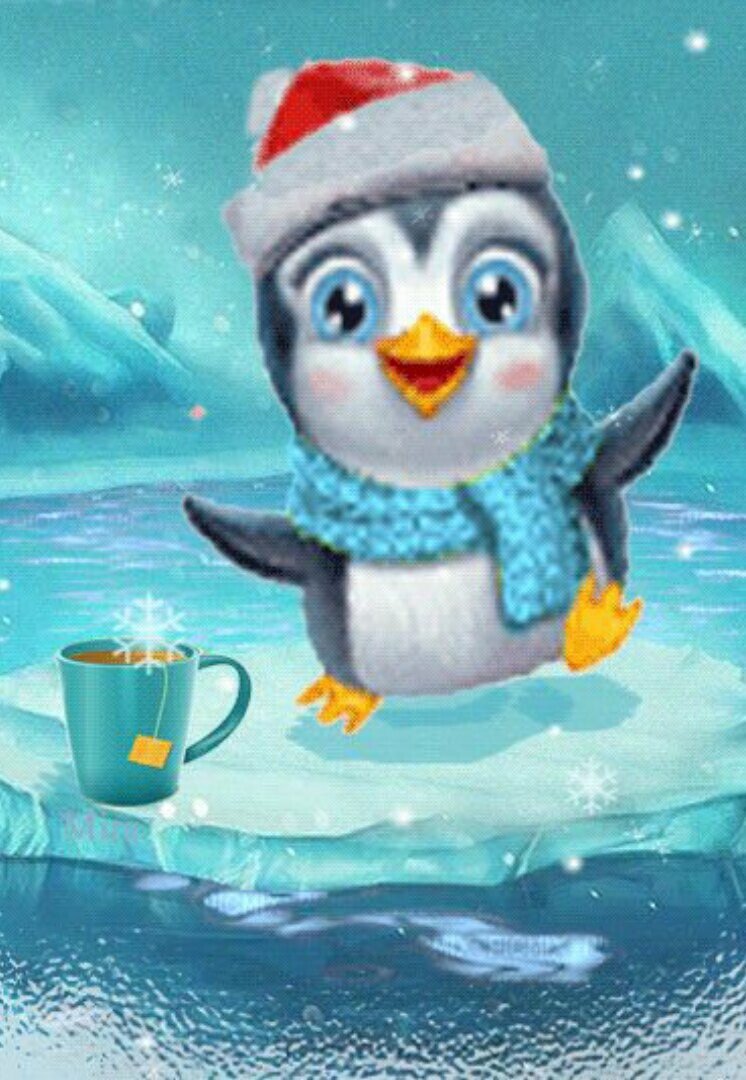 Открытки с добрым утром зимние