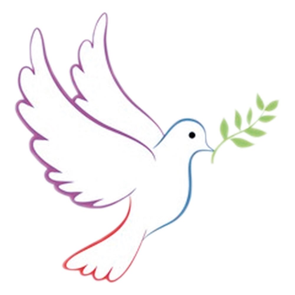 Фигурки голубя для раскрашивания