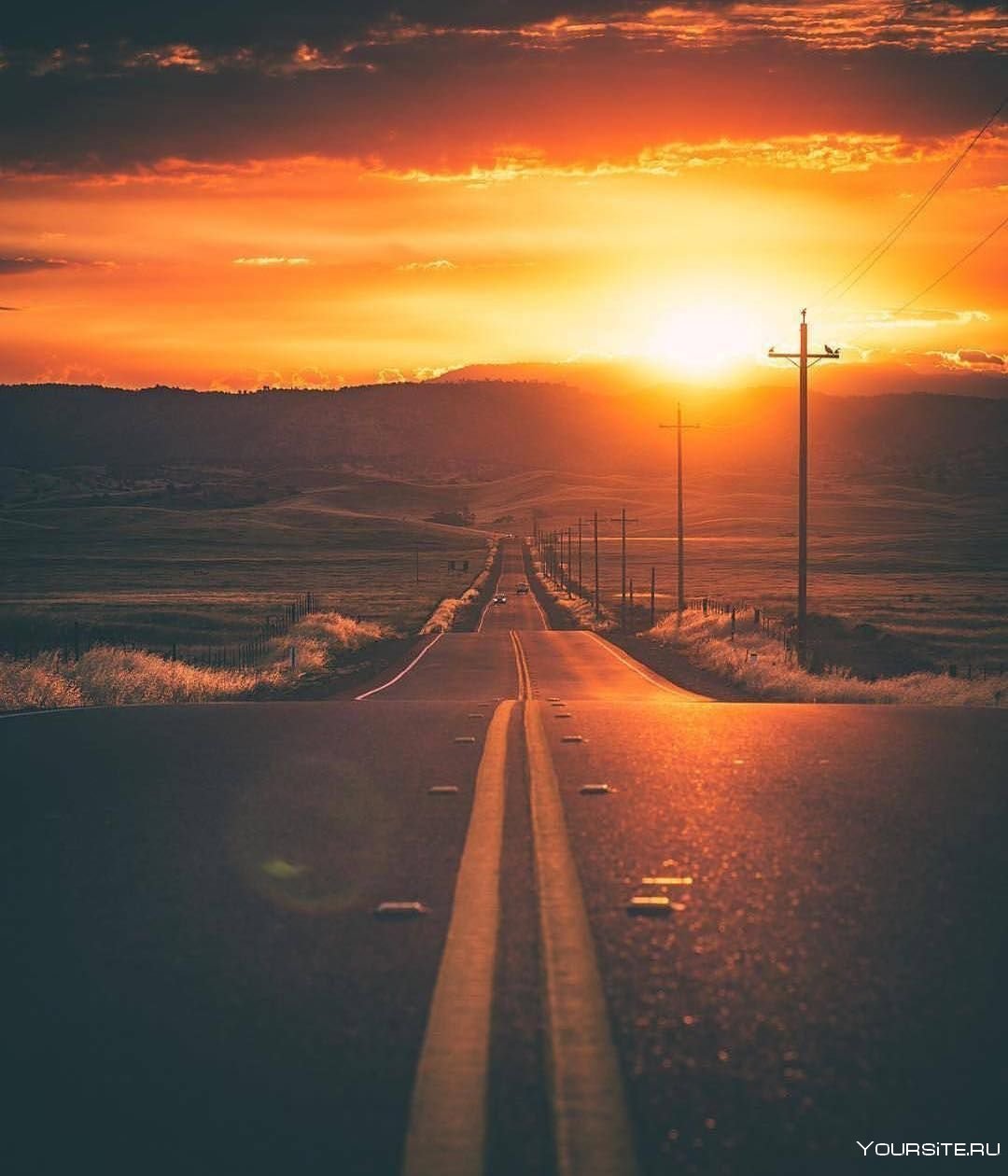 Человек на дороге