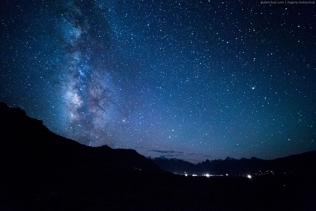 Ночное небо в Занскаре