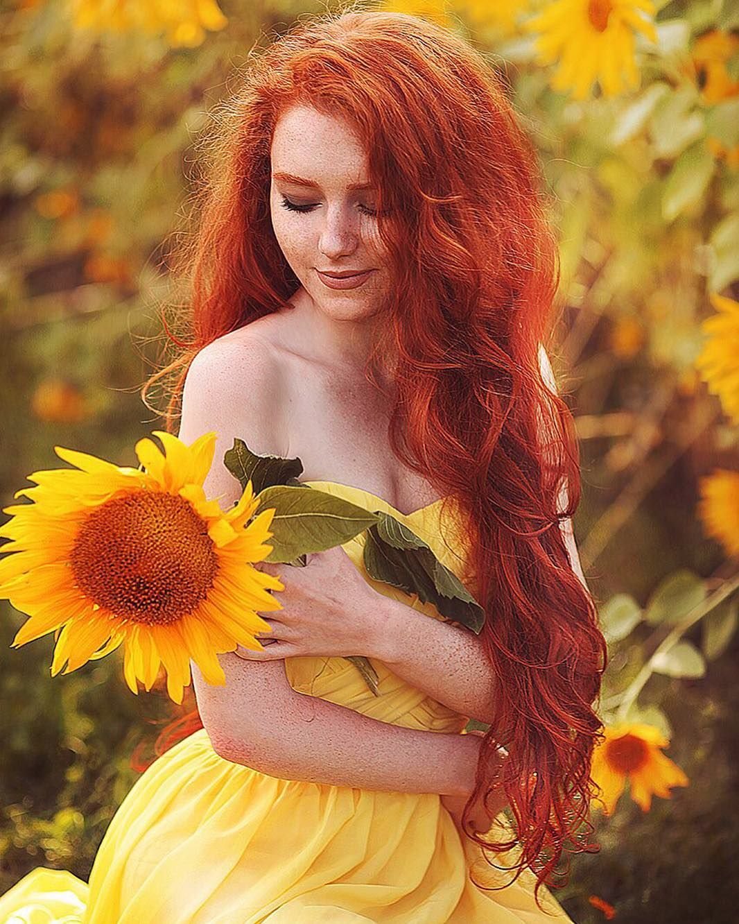 Нина Бернс рыжие волосы