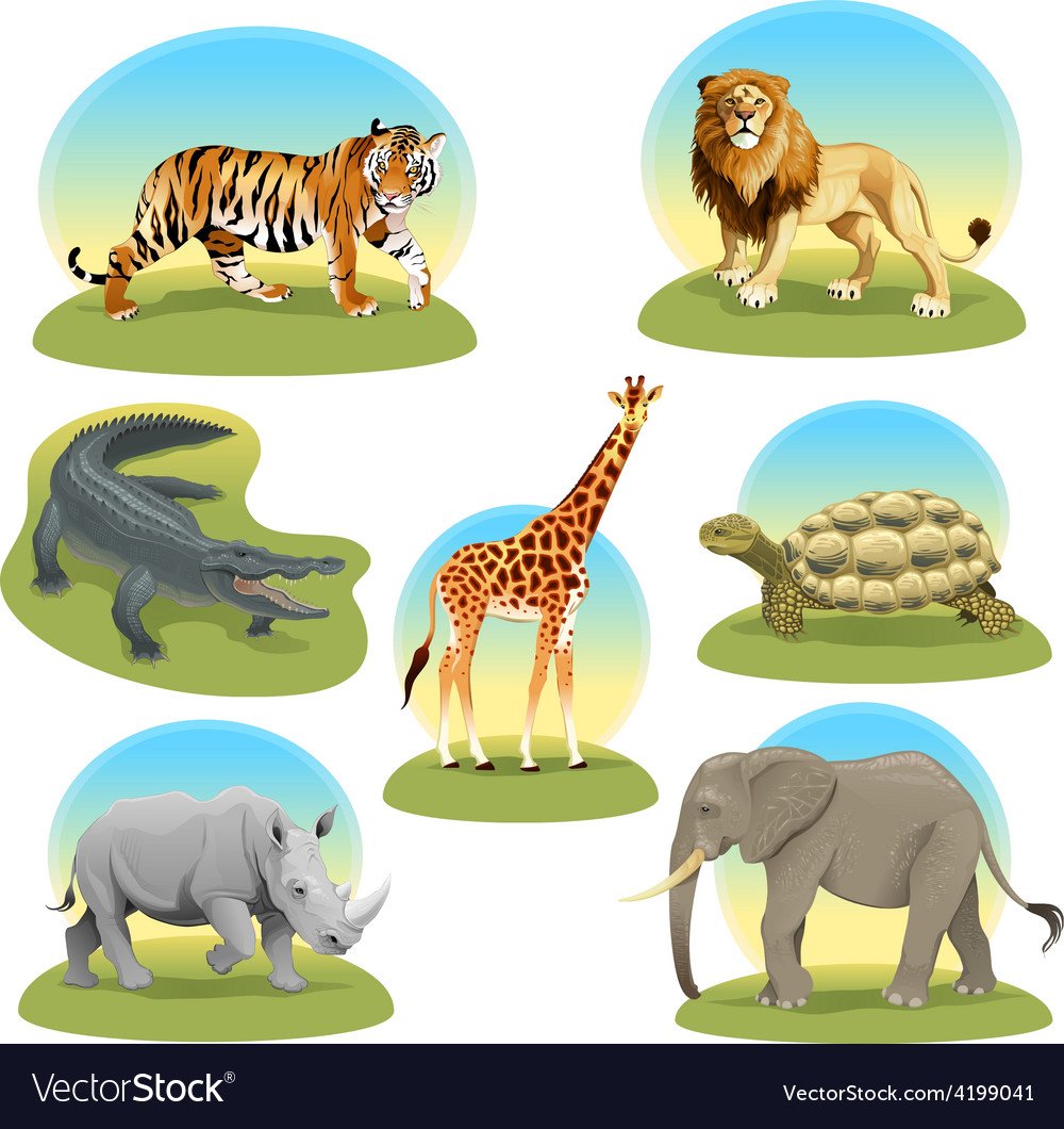 Животные Африки для детейэ