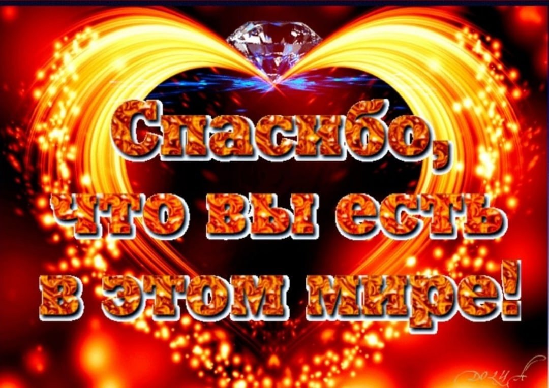 Спасибо за то что вы есть