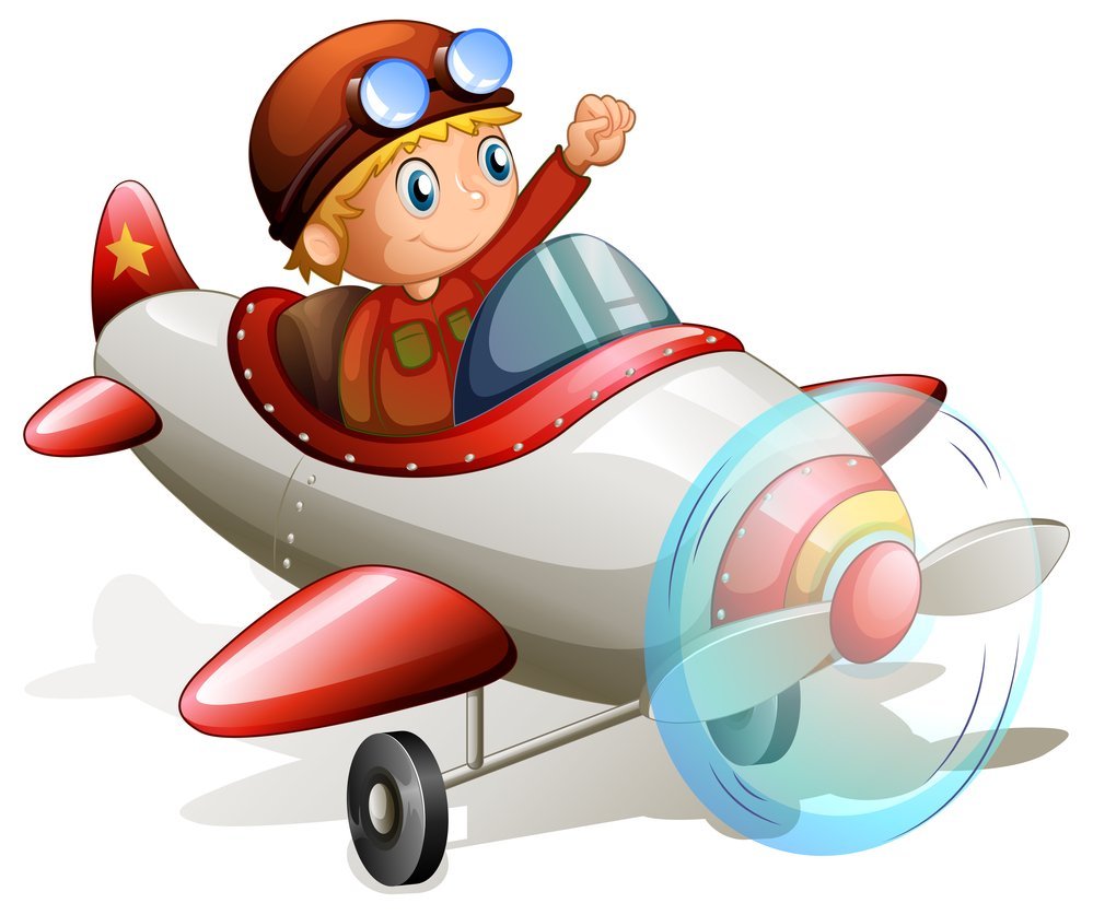 Самолетик с пилотом