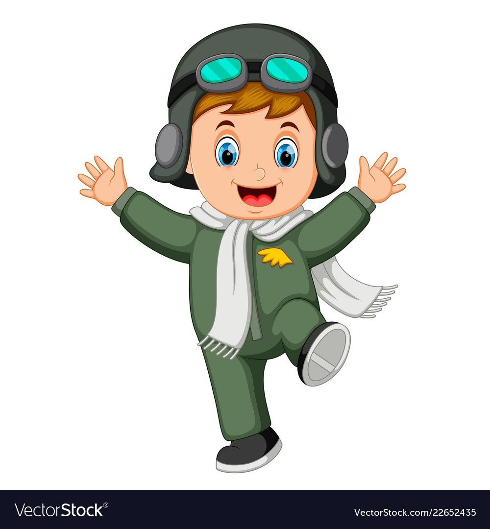 Летчик ребенок арт