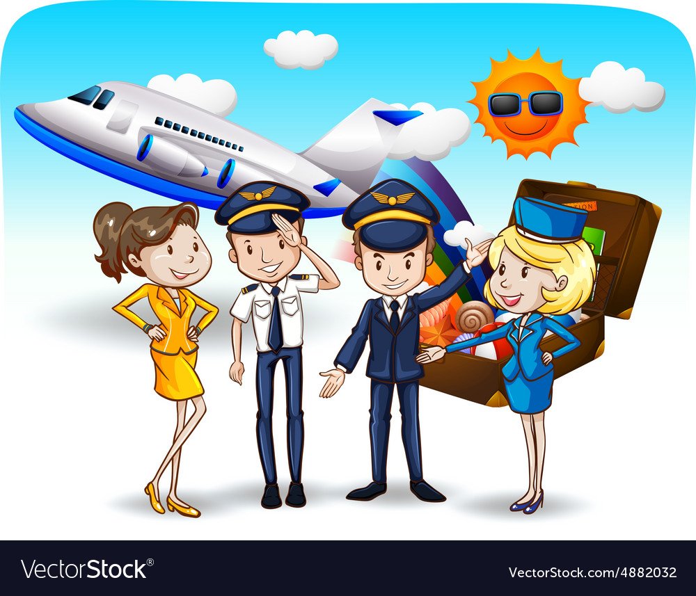 Лётчик женщина для детей