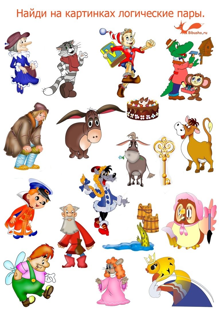 Герои сказок и мультфильмов