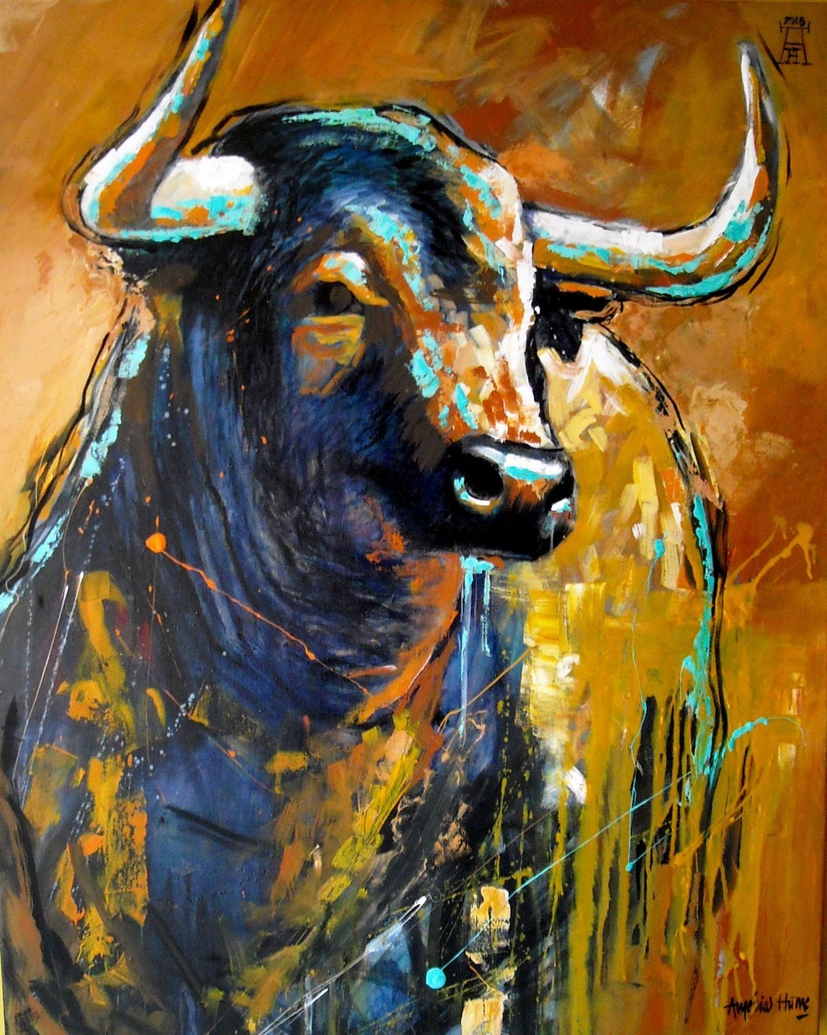 Бык стилизованный