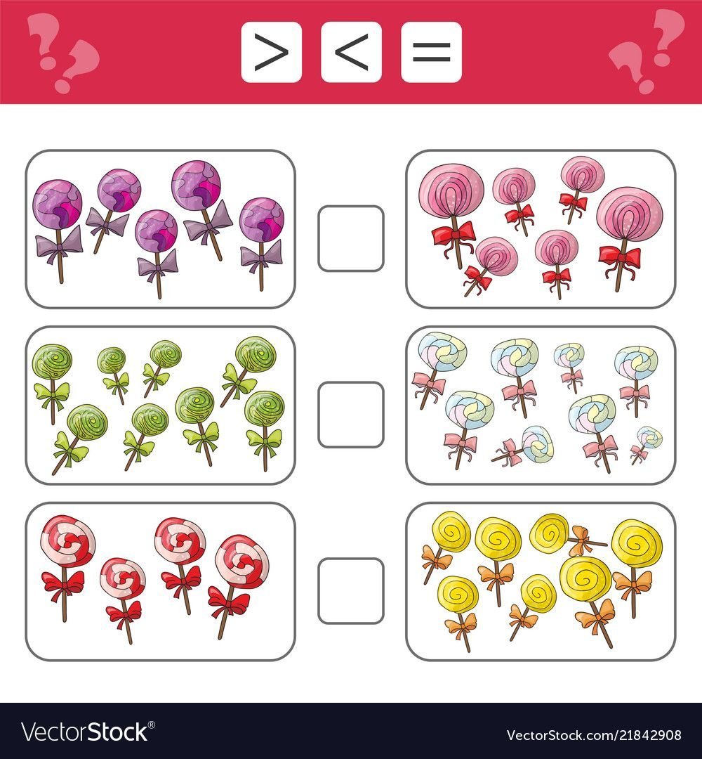 Знак больше и меньше