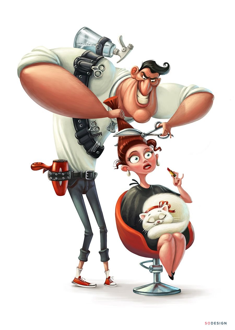 Милые зверюшки мультяшные