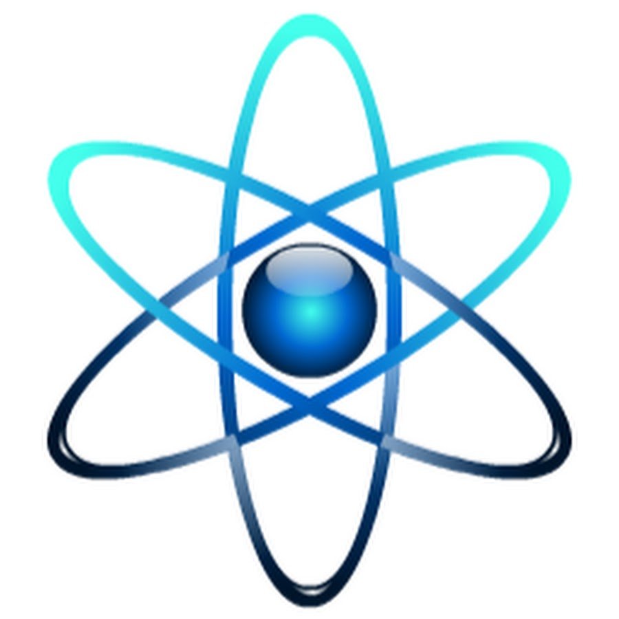 Символ атома на прозрачном фоне