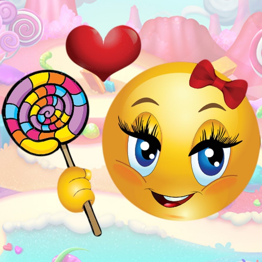 Смайлик девочка