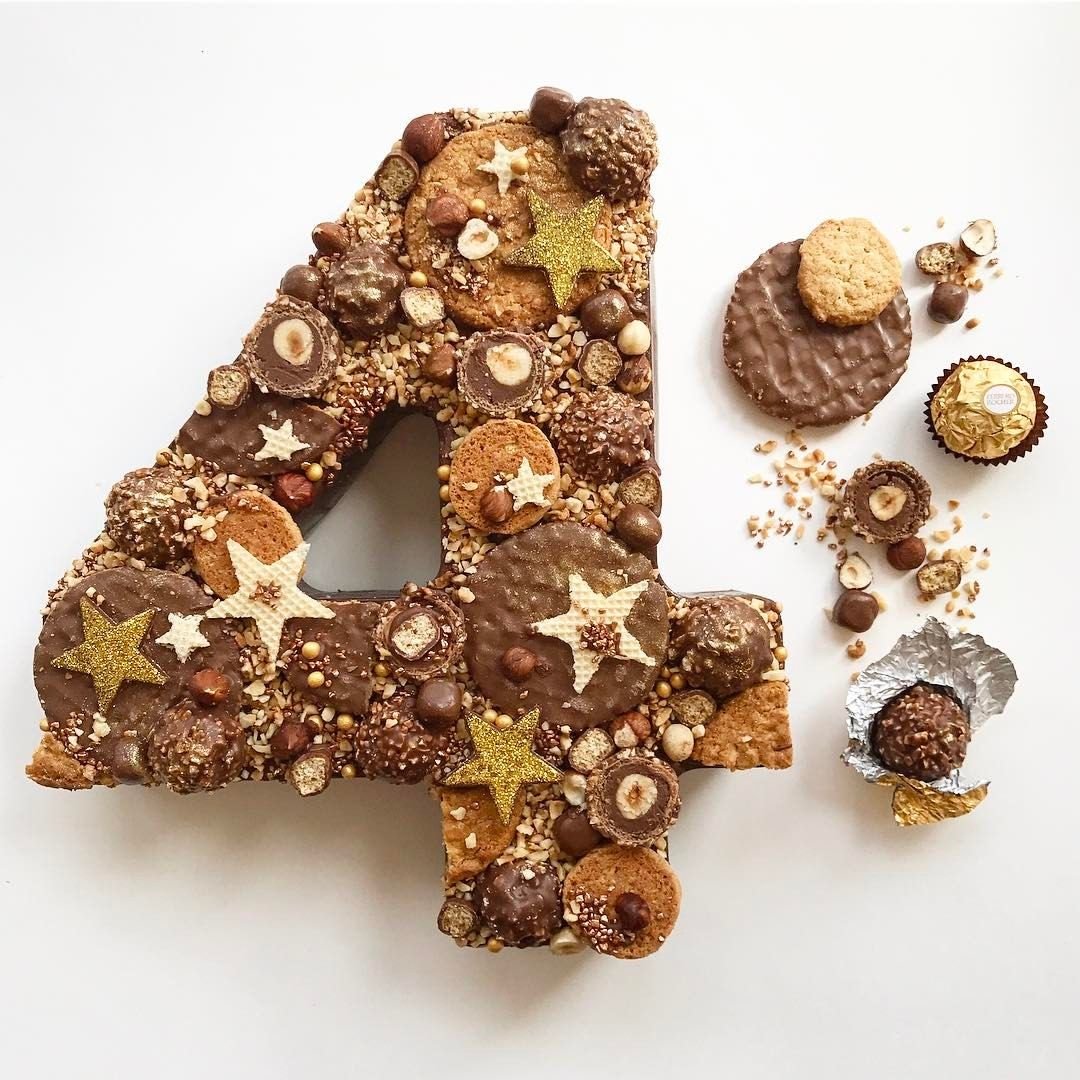 Форма для торта цифра "4"